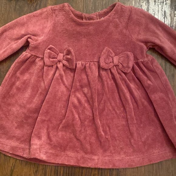 Girls 0-3 Month chick pea 3pc Dress Set - Picture 2 of 6